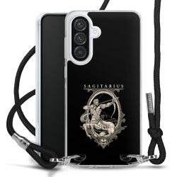 New Carry Case Transparent Stoff schwarz/silber