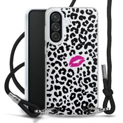 New Carry Case Transparent Stoff schwarz/silber