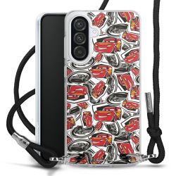 New Carry Case Transparent Stoff schwarz/silber