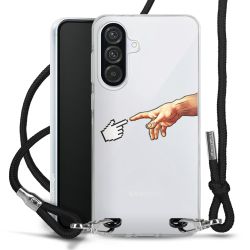 New Carry Case Transparent Stoff schwarz/silber