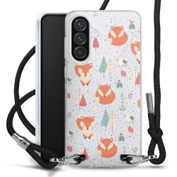 New Carry Case Transparent Stoff schwarz/silber