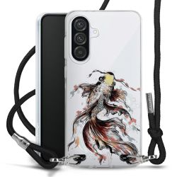 New Carry Case Transparent Stoff schwarz/silber