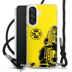 New Carry Case Transparent Stoff schwarz/silber