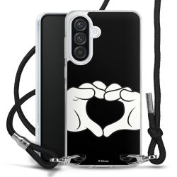 New Carry Case Transparent Stoff schwarz/silber