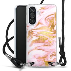 New Carry Case Transparent Stoff schwarz/silber