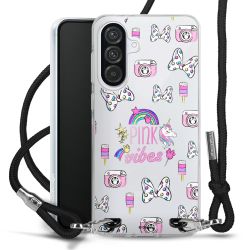 New Carry Case Transparent Stoff schwarz/silber