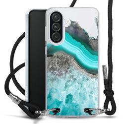 New Carry Case Transparent Stoff schwarz/silber