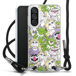 New Carry Case Transparent Stoff schwarz/silber