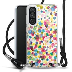 New Carry Case Transparent Stoff schwarz/silber