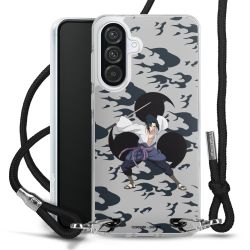 New Carry Case Transparent Stoff schwarz/silber