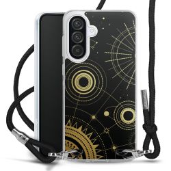 New Carry Case Transparent Stoff schwarz/silber