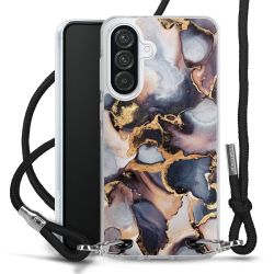 New Carry Case Transparent Stoff schwarz/silber