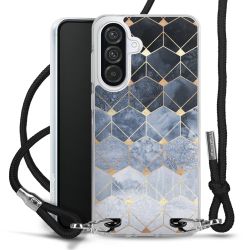 New Carry Case Transparent Stoff schwarz/silber