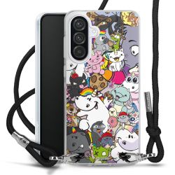 Carry Case Stoff schwarz/silber