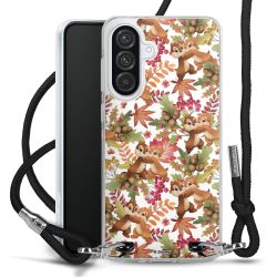 New Carry Case Transparent Stoff schwarz/silber