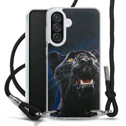 New Carry Case Transparent Stoff schwarz/silber