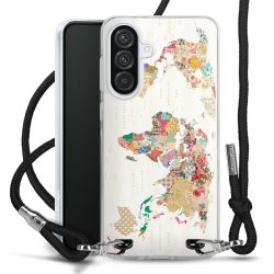 New Carry Case Transparent Stoff schwarz/silber