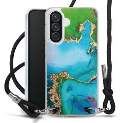 New Carry Case Transparent Stoff schwarz/silber