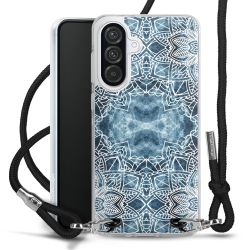 New Carry Case Transparent Stoff schwarz/silber