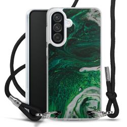 New Carry Case Transparent Stoff schwarz/silber