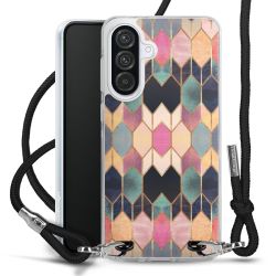 New Carry Case Transparent Stoff schwarz/silber