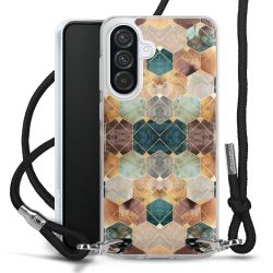 New Carry Case Transparent Stoff schwarz/silber