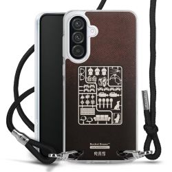 Carry Case Stoff schwarz/silber