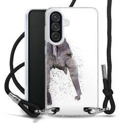 New Carry Case Transparent Stoff schwarz/silber