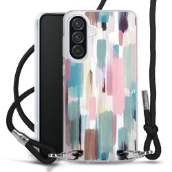 New Carry Case Transparent Stoff schwarz/silber