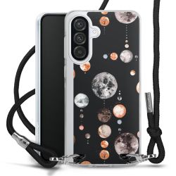 New Carry Case Transparent Stoff schwarz/silber