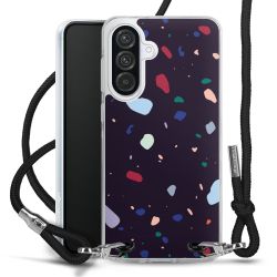 New Carry Case Transparent Stoff schwarz/silber