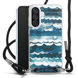 New Carry Case Transparent Stoff schwarz/silber