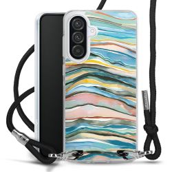 New Carry Case Transparent Stoff schwarz/silber