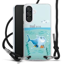 New Carry Case Transparent Stoff schwarz/silber