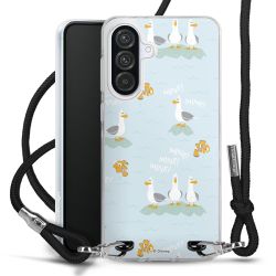 New Carry Case Transparent Stoff schwarz/silber