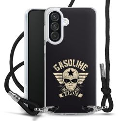 New Carry Case Transparent Stoff schwarz/silber