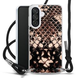 New Carry Case Transparent Stoff schwarz/silber