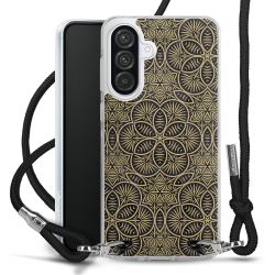 New Carry Case Transparent Stoff schwarz/silber