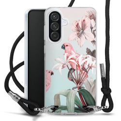 New Carry Case Transparent Stoff schwarz/silber