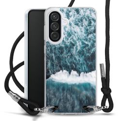 New Carry Case Transparent Stoff schwarz/silber