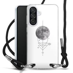 New Carry Case Transparent Stoff schwarz/silber