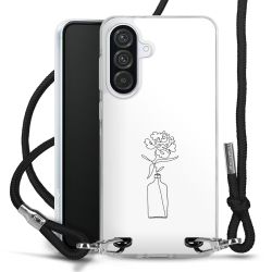 New Carry Case Transparent Stoff schwarz/silber