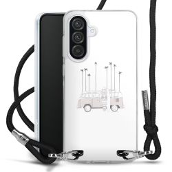 New Carry Case Transparent Stoff schwarz/silber