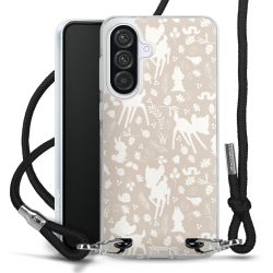 New Carry Case Transparent Stoff schwarz/silber