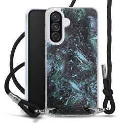 New Carry Case Transparent Stoff schwarz/silber