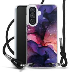 New Carry Case Transparent Stoff schwarz/silber