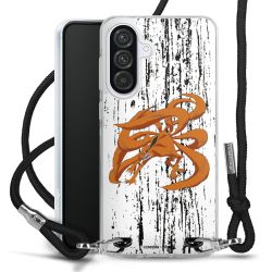 New Carry Case Transparent Stoff schwarz/silber