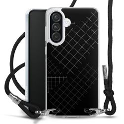 New Carry Case Transparent Stoff schwarz/silber