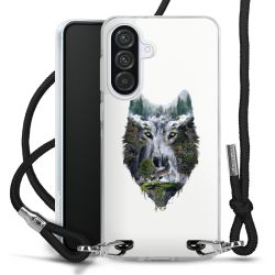 New Carry Case Transparent Stoff schwarz/silber