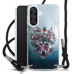 New Carry Case Transparent Stoff schwarz/silber